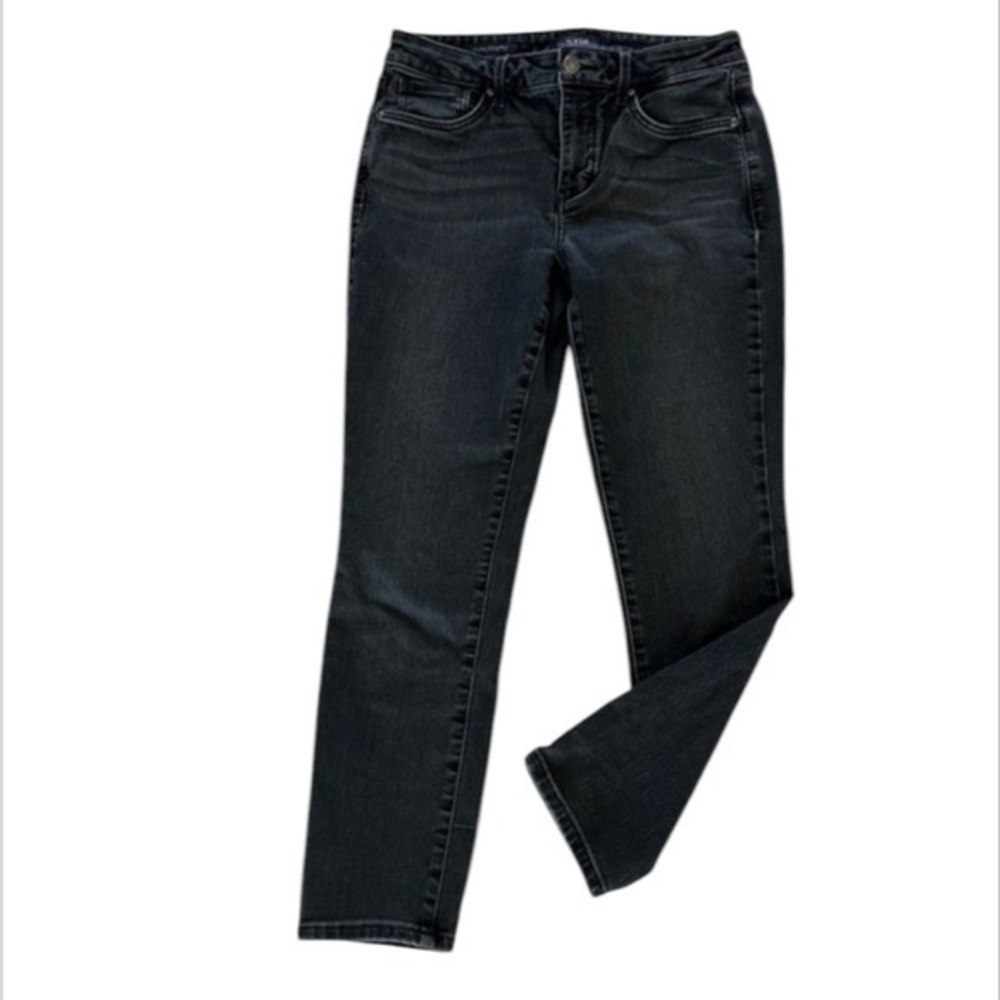 NYDJ Alina Legging jegging jeans size 6 in black wash